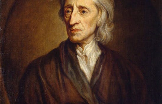 A portrait of John Locke, an Enlightenment Thinker who believed that humans were rational beings